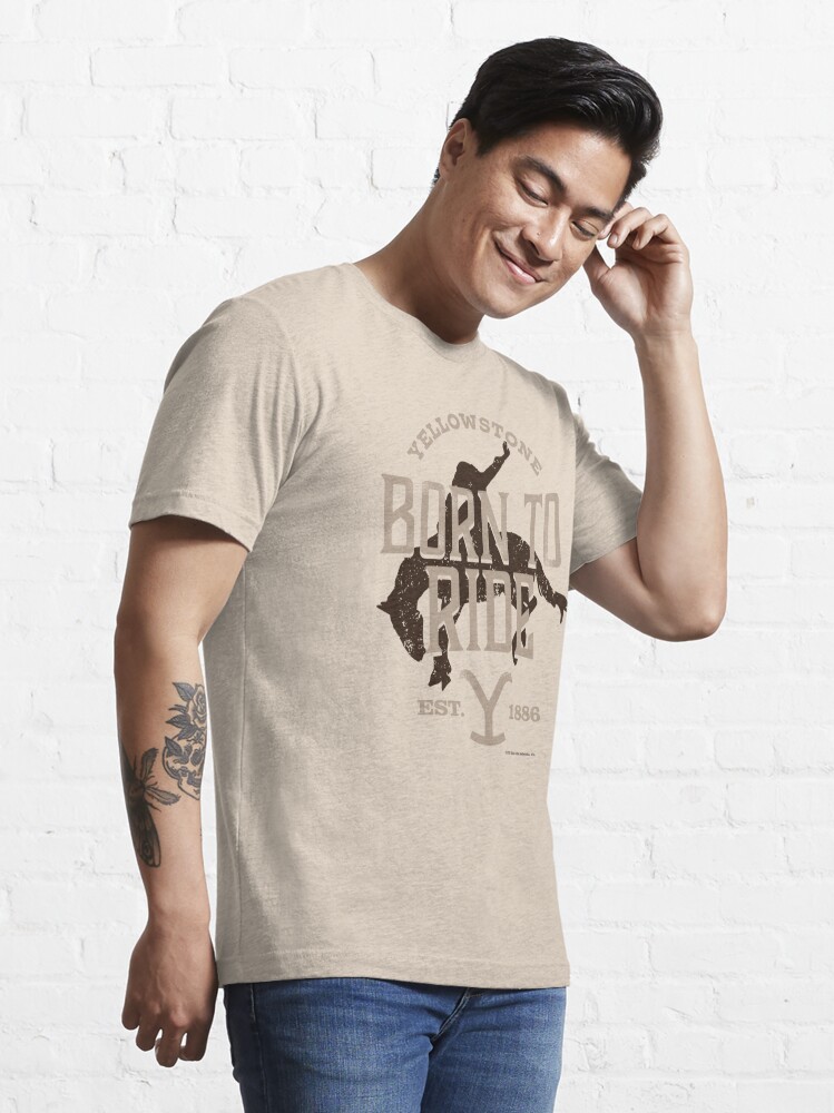Discover YStone Born To Ride Distressed Vintage Rodeo Logo | Essential T-Shirt 