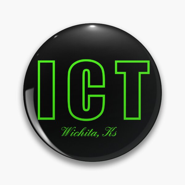 Artikelvorschau, Flughafencode ICT Wichita, Kansas entworfen und verkauft von Lartheviking.
