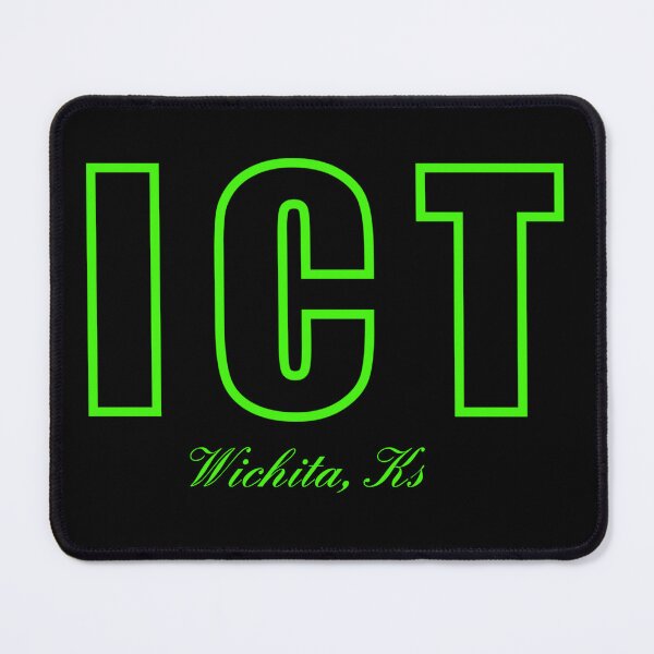 Item preview, Airport Code ICT Wichita, Kansas designed and sold by Lartheviking.