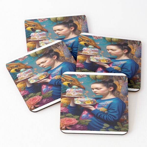 Item preview, AI Woman and Food designed and sold by ShelleLau.