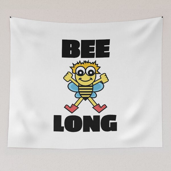 Item preview, Belong Motivational Word Play Design Flying Bee Icon Illustration Artwork Bee Lovers designed and sold by doseofwin.