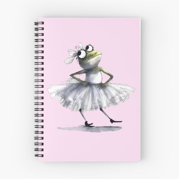 Item preview, Leap into Whimsy: Froggy Ballerina Print on Apparel and Homeware designed and sold by ThePurpleMelon.