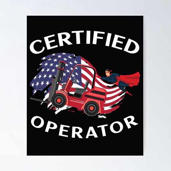 Item preview, Forklift Super, operador de montacargas certificado 1FRW designed and sold by TeamsterLife.