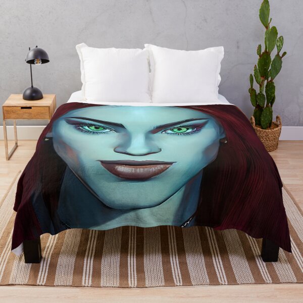 Item preview, Portrait of an Empowered Lady with Green Eyes designed and sold by ElLocoMus.