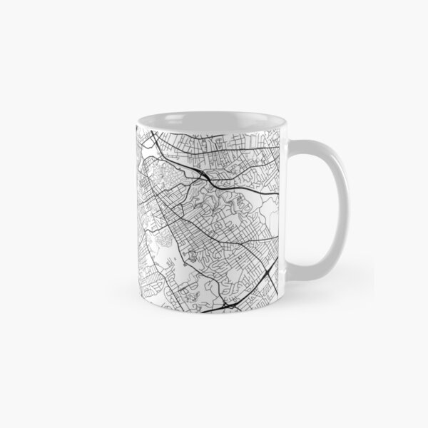Louisville Map Minimal Classic Mug