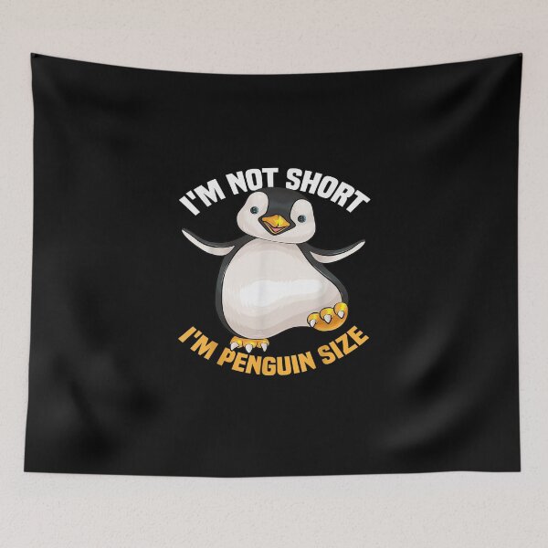 Item preview, Cool I'm Not Short I'm Penguin Size | Funny Animal Fans Gift T-Shirt designed and sold by Larcossee ⭐⭐⭐⭐⭐.