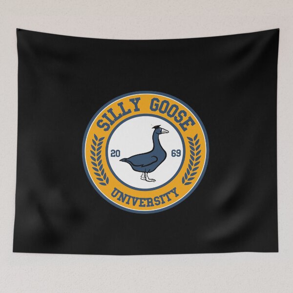 Item preview, SILLY GOOSE UNIVERSITY - Funny  Goose meme designed and sold by Raiko-art.