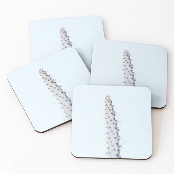 Item preview, Pale Cactus - Minimalist Botanical Photograph in Pastel Blue designed and sold by CarolinaReina.