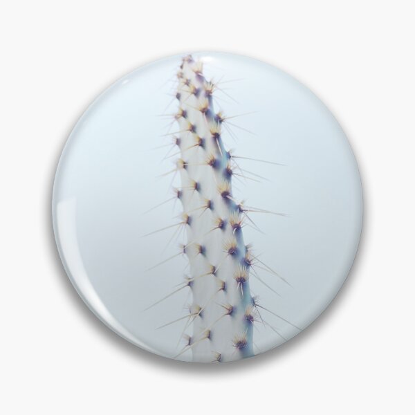 Item preview, Pale Cactus - Minimalist Botanical Photograph in Pastel Blue designed and sold by CarolinaReina.