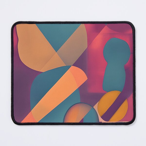 Item preview, Mid tone retro abstract shapes designed and sold by ibelieveimages.