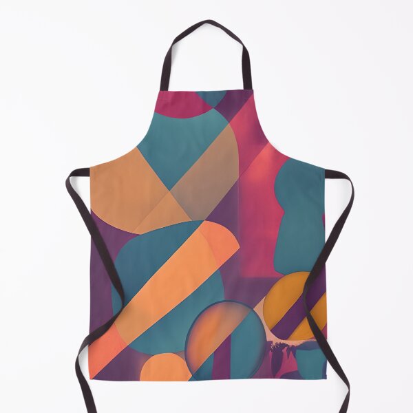 Item preview, Mid tone retro abstract shapes designed and sold by ibelieveimages.