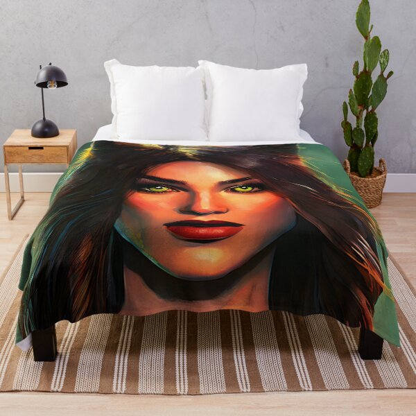 Item preview, Portrait of an Wolf Lady with Yellow Eyes designed and sold by ElLocoMus.