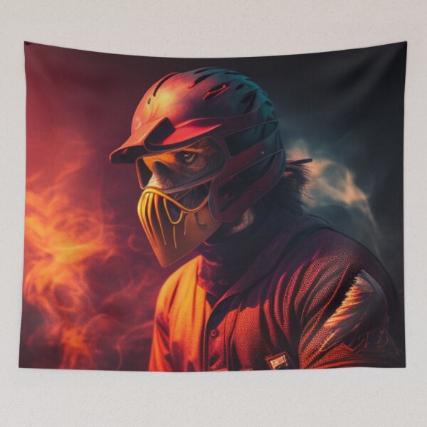Item preview, Futuristic Player Baseball East Valley Eagles Design designed and sold by DesignerDuds.