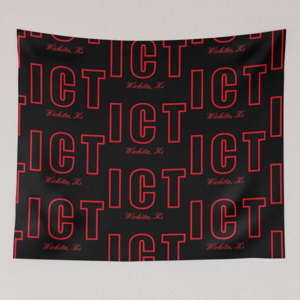 Item preview, Airport Code ICT Wichita Kansas designed and sold by Lartheviking.