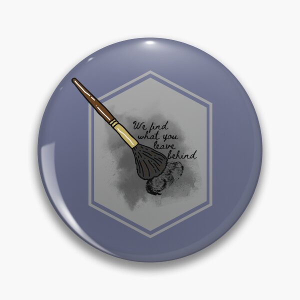 Item preview, Latent Fingerprint Brush and Powder - Sticker designed and sold by SceneOfTheCrime.