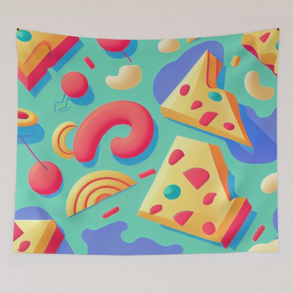 Item preview, "The Nostalgic 2000s Pattern: Bold Shapes and Vibrant Colors" designed and sold by Mykhailov.