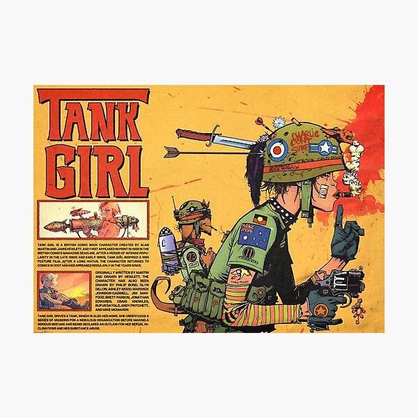 Item preview, Tank Girl designed and sold by mbonadeo.