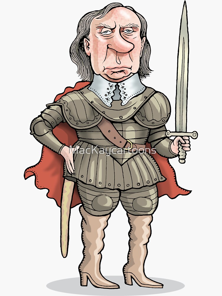 Oliver Cromwell by MacKaycartoons