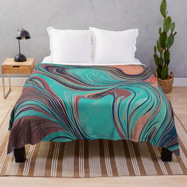 Artikelvorschau, Pink and teal marble entworfen und verkauft von ibelieveimages.