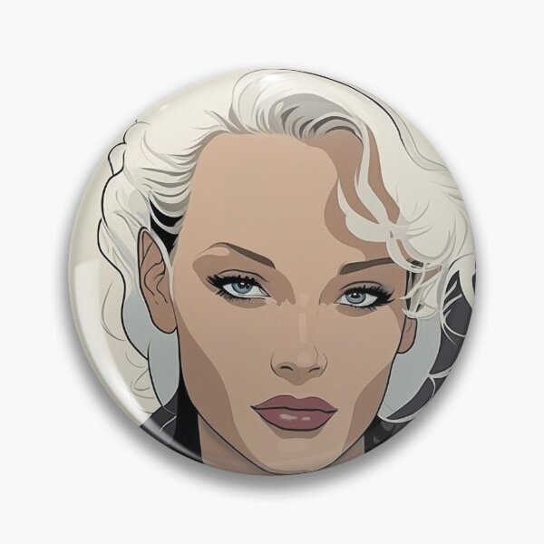 Item preview, Pamela Anderson in Style of Iconic 80's Artist Patrick Nagel for 80's fan  designed and sold by thearttist.