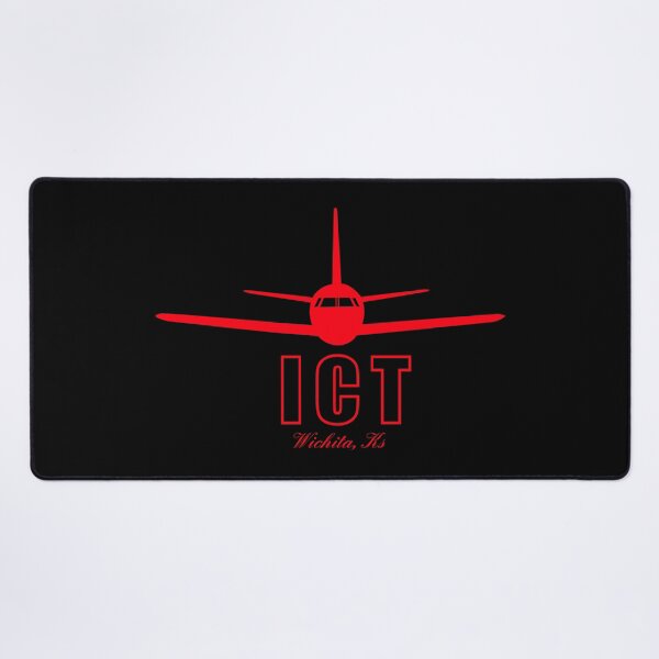 Item preview, Airport Code ICT Wichita Kansas designed and sold by Lartheviking.