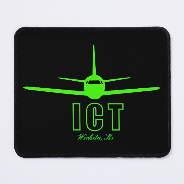 Item preview, Airport Code ICT Wichita Kansas designed and sold by Lartheviking.