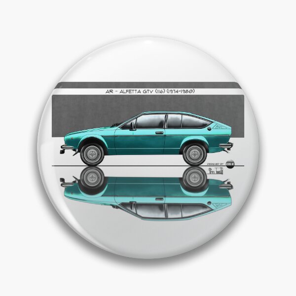 Item preview, Azaziel Original Series - Drawing of AR - Alfetta Gtv (116) in Verde Pino designed and sold by Azaziel.