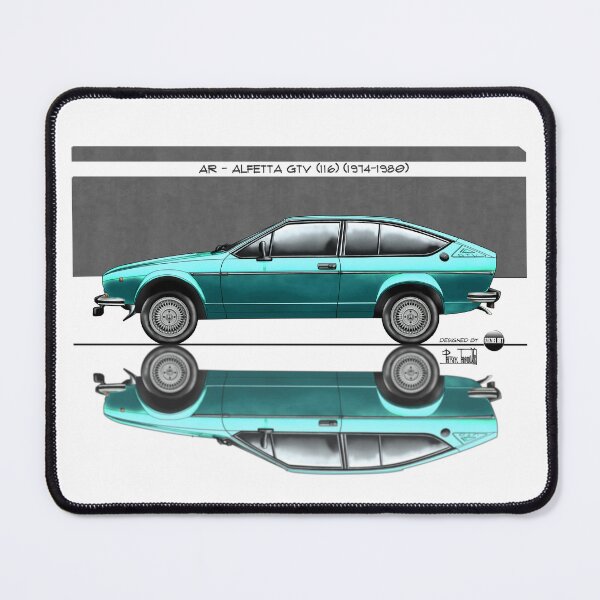 Item preview, Azaziel Original Series - Drawing of AR - Alfetta Gtv (116) in Verde Pino designed and sold by Azaziel.