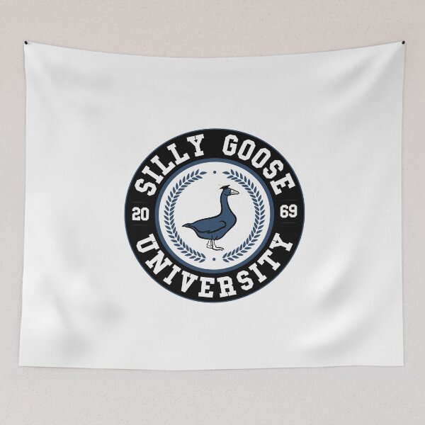 Item preview, SILLY GOOSE UNIVERSITY - Funny  Goose meme designed and sold by Raiko-art.