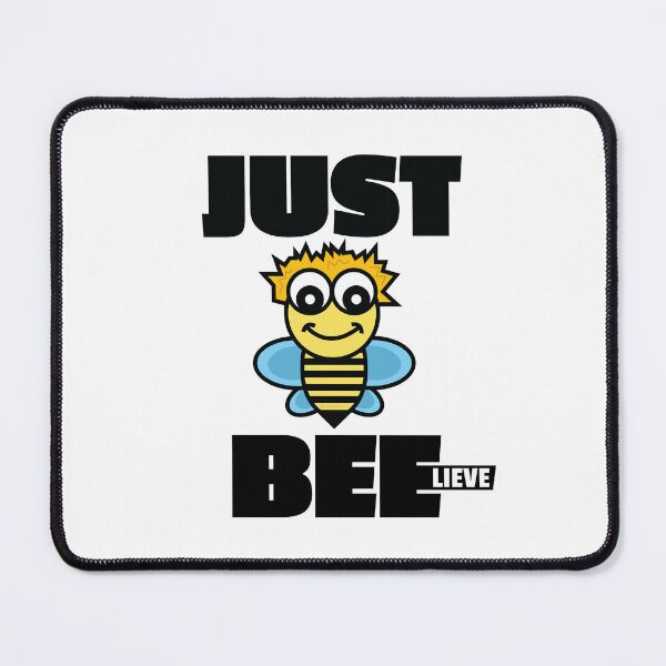 Item preview, Just Believe Motivational Saying Quote Flying Bee Icon Illustration Religious Word Play designed and sold by doseofwin.