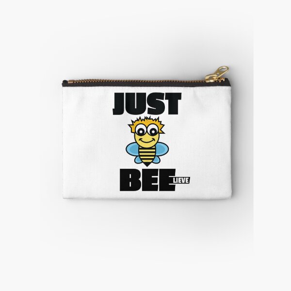 Item preview, Just Believe Motivational Saying Quote Flying Bee Icon Illustration Religious Word Play designed and sold by doseofwin.