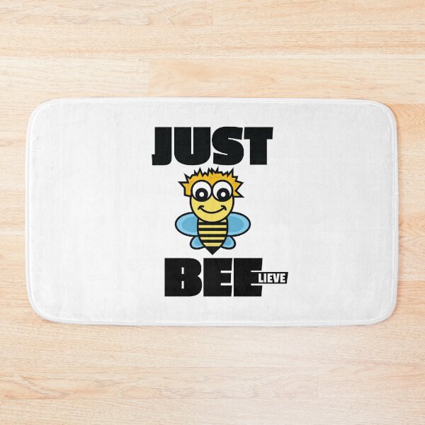 Item preview, Just Believe Motivational Saying Quote Flying Bee Icon Illustration Religious Word Play designed and sold by doseofwin.