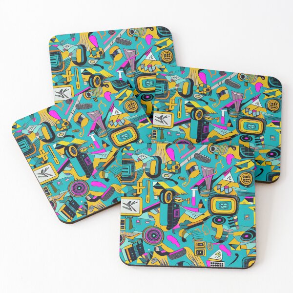Item preview, "The Nostalgic 2000s Pattern: Bold Shapes and Vibrant Colors" designed and sold by Mykhailov.