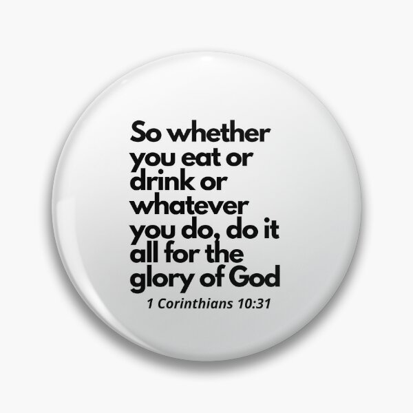 Item preview, Así que, ya sea que coman o beban o hagan cualquier otra cosa, háganlo todo para la gloria de Dios -1 Corintios 10:31 designed and sold by BibleStore.