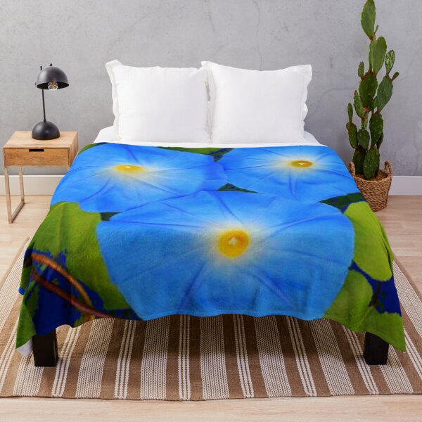 Item preview, HEAVENLY BLUE MORNING GLORIES PATTERN ART designed and sold by sharlesart.