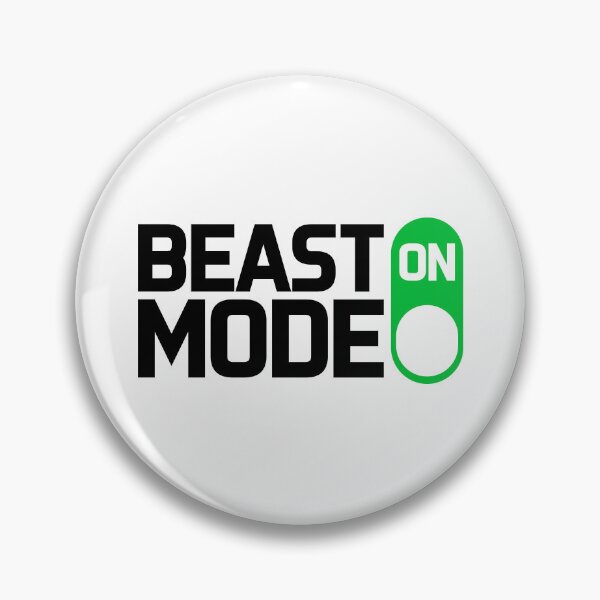 Item preview, Beast Mode On motivation fitness  designed and sold by gabicoutodesign.