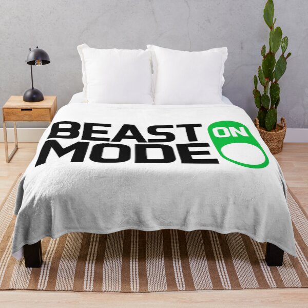Item preview, Beast Mode On motivation fitness designed and sold by gabicoutodesign.