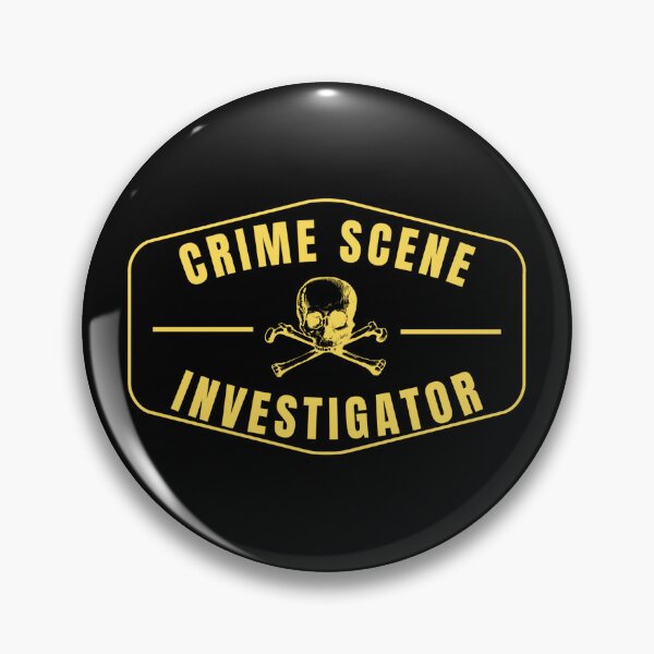 Item preview, Crime Scene Investigator Badge Sticker designed and sold by SceneOfTheCrime.