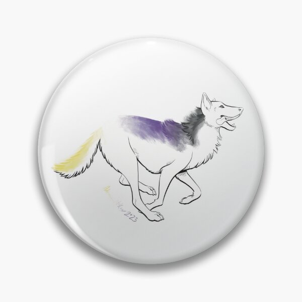 Item preview, Wolf - Enby designed and sold by cravenlunatic.