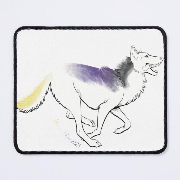Item preview, Wolf - Enby designed and sold by cravenlunatic.