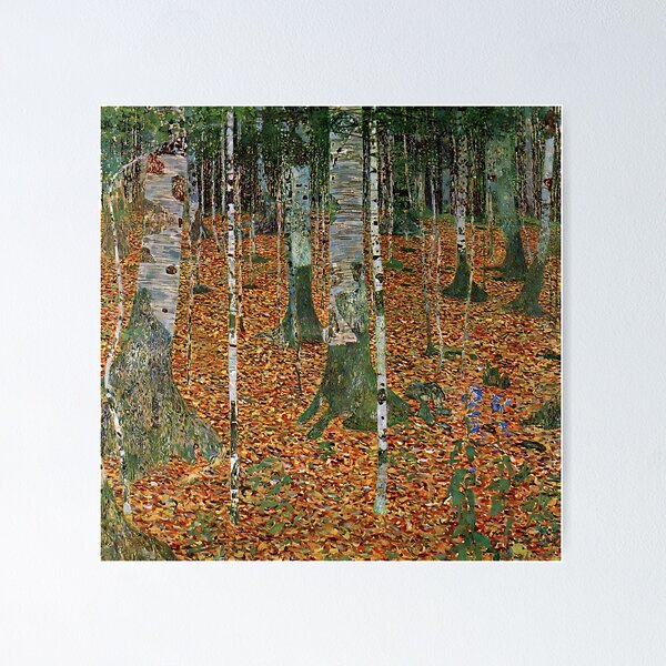 Item preview, Klimt - Birch Forest designed and sold by magicmagnet.