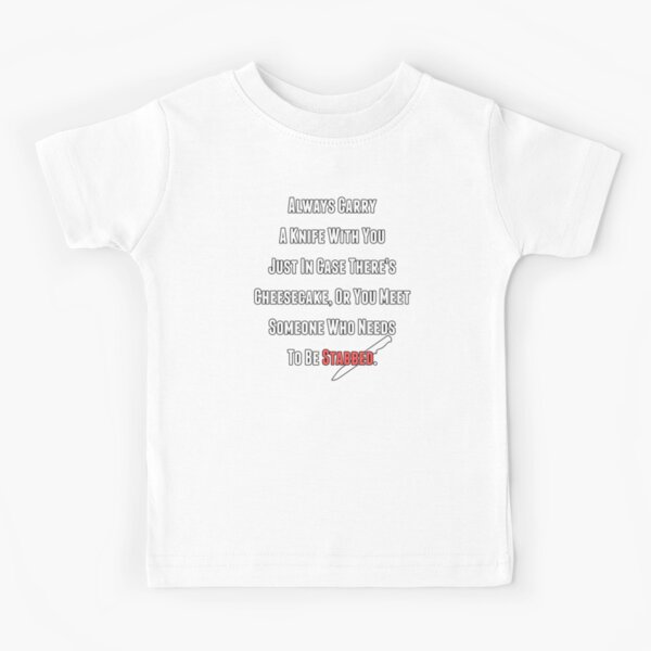 Stabbed Kids T Shirts Redbubble - knife stab roblox