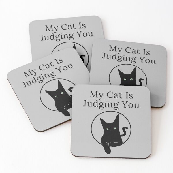 Item preview, My cat is judging you designed and sold by authenticwords.
