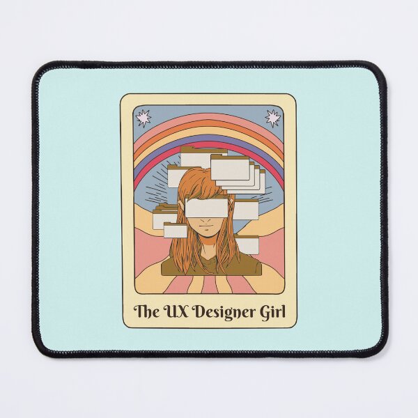 Item preview, Vintage UX Designer Girl Tarot Art designed and sold by MrEddie10.