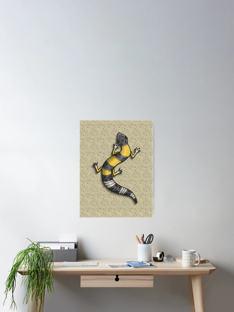Thumbnail 2 of 3, Poster, Leopard Gecko designed and sold by RayRayViolet.