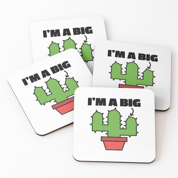 Item preview, I'm A Big Prick Cactus Plant Illustration Funny Word Play Savage Beast Mode Winner Art BDE designed and sold by doseofwin.