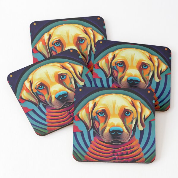 Item preview, Labrador Retriever Portrait Psychedelic Series 1  designed and sold by semetashabeta.