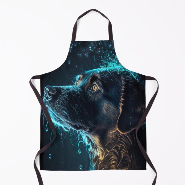 Item preview, Bioluminescent Dog in Rain designed and sold by MalformedVision.