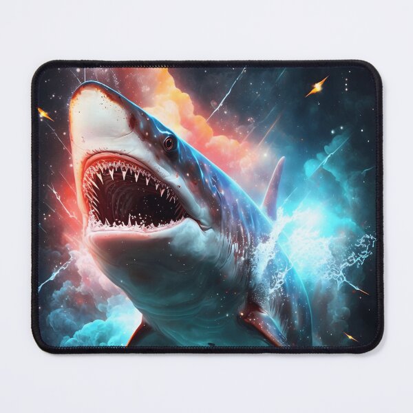Item preview, Red "Great White Shark" and Blue designed and sold by GalacticWonders.
