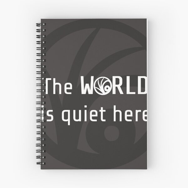 Item preview, The world is quiet here dark grey designed and sold by Goatonfire.